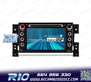 RADIO GPS ANDROID 14 PARA SUZUKI GRAND VITARA 05-13