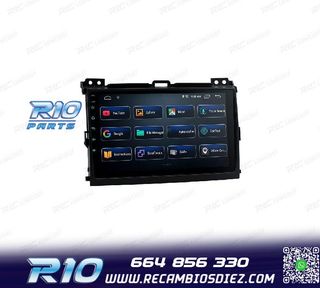 RADIO GPS ANDROID 12 PARA TOYOTA LAND CRUISER 02-09