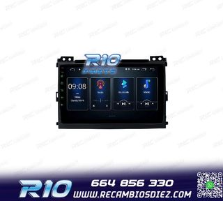 RADIO GPS ANDROID 12 PARA TOYOTA LAND CRUISER 02-09