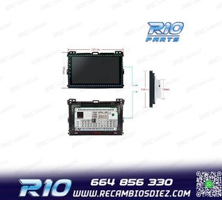 RADIO GPS ANDROID 12 PARA TOYOTA LAND CRUISER 02-09