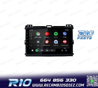RADIO GPS ANDROID 12 PARA TOYOTA LAND CRUISER 02-09