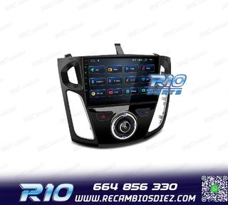 RADIO GPS ANDROID 13 PARA FORD FOCUS 12-17
