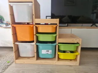 Mueble almacenaje infantil madera