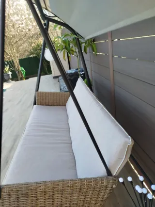 Sofá balancín exterior