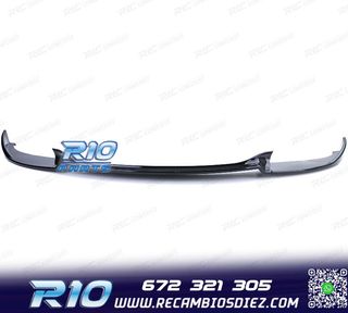 SPOILER LIP BMW E60 E61 07-10 LOOK M5 NEGRO BRILLO