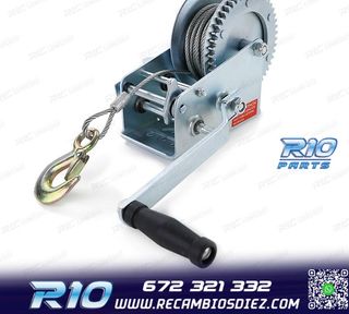 CABRESTANTE PROFESIONAL 1500KG Y 10 METROS