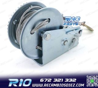 CABRESTANTE PROFESIONAL 1500KG Y 10 METROS