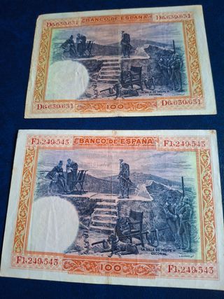 Billetes 100 Pesetas Banco de España 1925