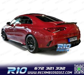 DIFUSOR MERCEDES CLA C118 19- AMG NEGRO BRILLO + COLAS ESCAP