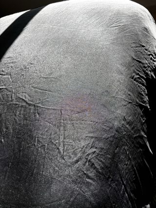 Mantón de Manila antiguo negro