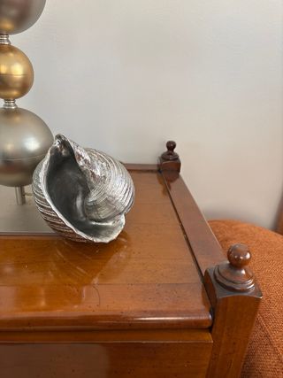 Caracola Decorativa Plateada