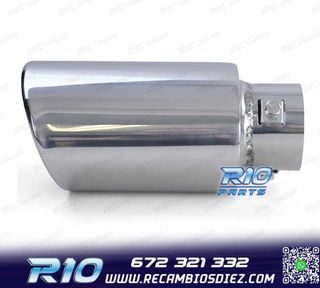 COLA ESCAPE UNIVERSAL ACERO INOX OVALADO 88MM