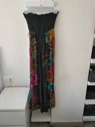 Mono largo Desigual estampado floral talla M