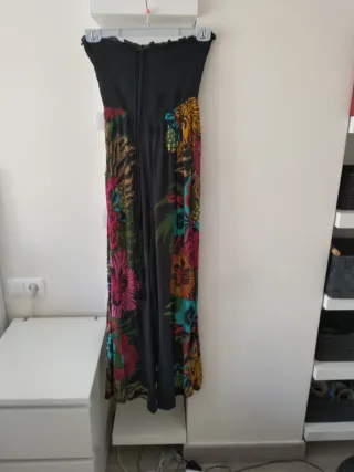 Mono largo Desigual estampado floral talla M