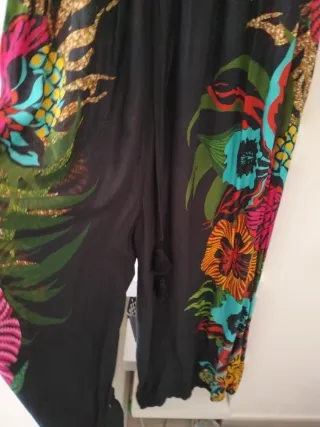 Mono largo Desigual estampado floral talla M