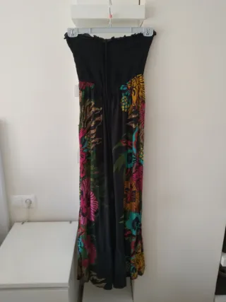Mono largo Desigual estampado floral talla M