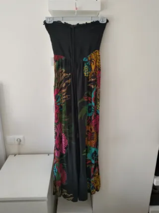 Mono largo Desigual estampado floral talla M