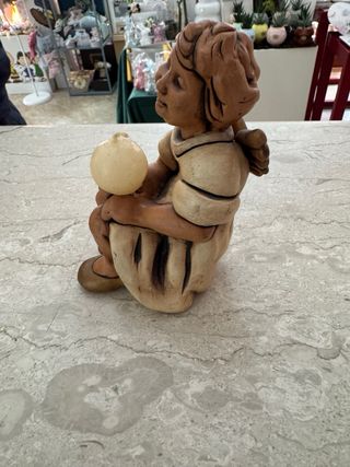 Angelo in ceramica Vitullo grande