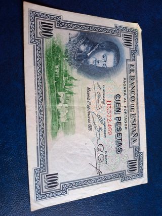 Billete 100 Pesetas España 1925