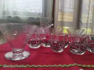 Set 14 pezzi bicchieri cocktail gelato vetro 8 Bic