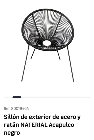 Sillón Acapulco Negro