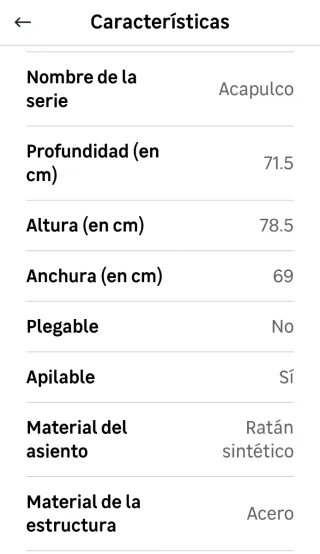 Sillón Acapulco Negro