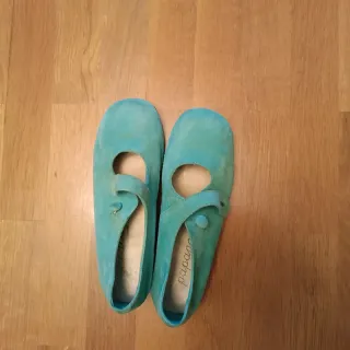 Bailarinas niña azul verdoso