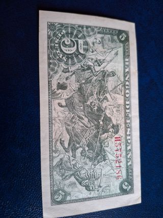 Billete 5 Pesetas Banco de España 1945