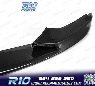 SPOILER LIP FRONTAL BMW F32 F33 F36 LOOK M PERFORMANCE NEGRO