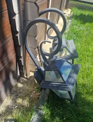 Lámparas de metal y cristal