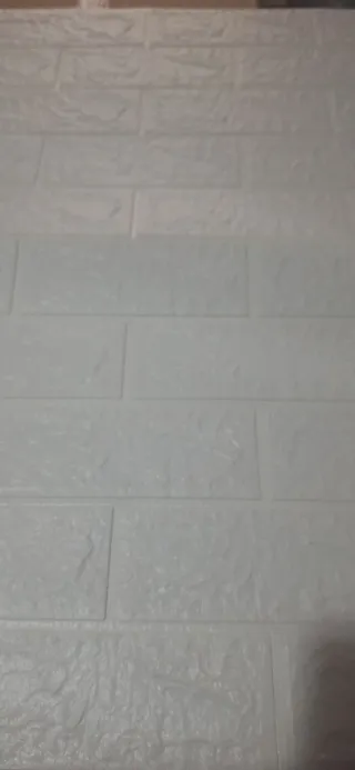 10 Paneles Pared 3D Ladrillo Blanco 70x77cm