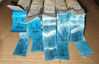 Lote 10 eslingas 750kg 0.75m