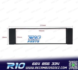 MARCO NEGRO RADIO 1-DIN AUDI A3 8L A6 4B SEAT LEON TOLEDO FI