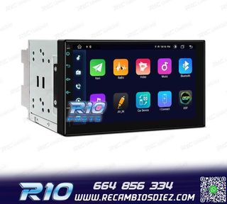 RADIO GPS ANDROID 12 HD TACTIL BLUETOOTH USB SD