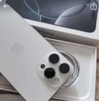 iPhone 16 Pro Max 256 GB Plata como nuevo