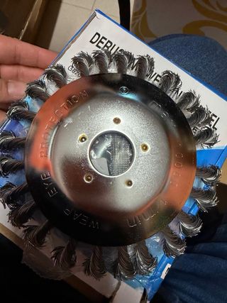 Rueda Desbrozadora 6 Alambre Trenzado
