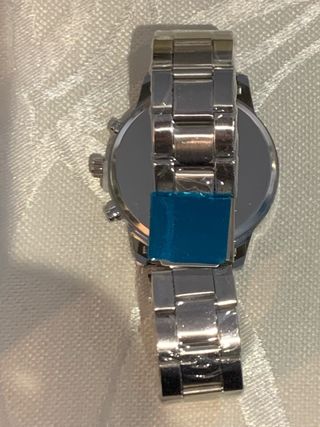 Reloj Geneva Negro y Plateado