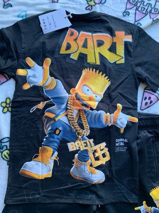 Conjunto Chandal Bart Simpson Talla M NUEVO