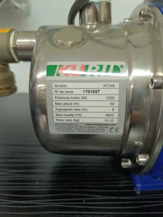 Bomba de agua Kuril KF048 1300W Acero Inox