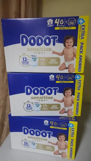 288 Pañales Dodot Sensitive T4+ (3x96)