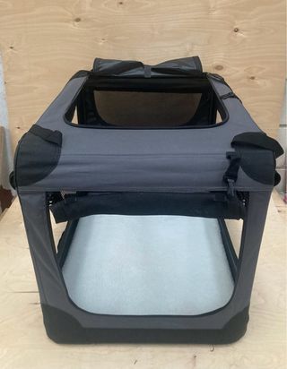 Transportín para mascotas 4 puertas perros/gatos