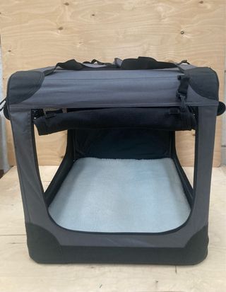 Transportín para mascotas 4 puertas perros/gatos