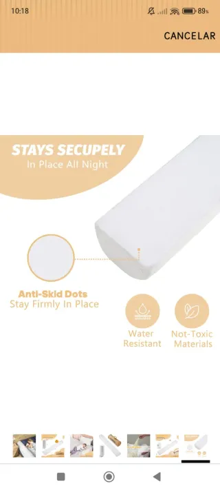 Protector de cama infantil universal