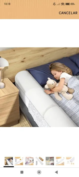 Protector de cama infantil universal