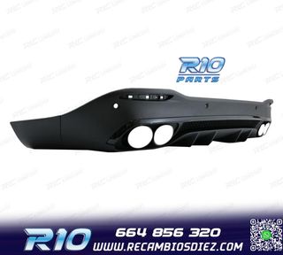 DIFUSOR MERCEDES GLE W167 AMG 19- LOOK GLE53 NEGRO