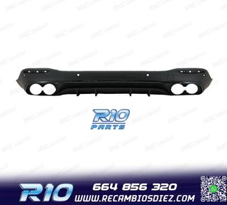 DIFUSOR MERCEDES GLE W167 AMG 19- LOOK GLE53 NEGRO