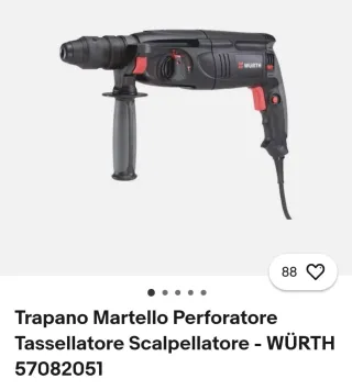 Trapano Martello Perforatore Würth