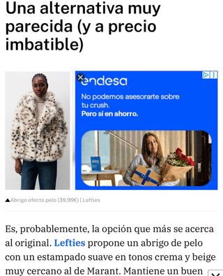 Abrigo Animal Print S