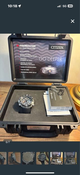 Reloj Citizen Promaster Eco-Drive Aqualand doc caj