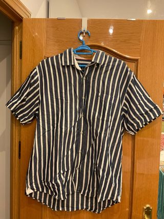 Camisa Pedro del Hierro rayas azul/blanco